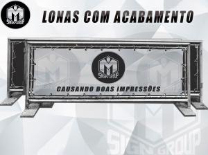 LONA COM ACABAMENTO   4X0   